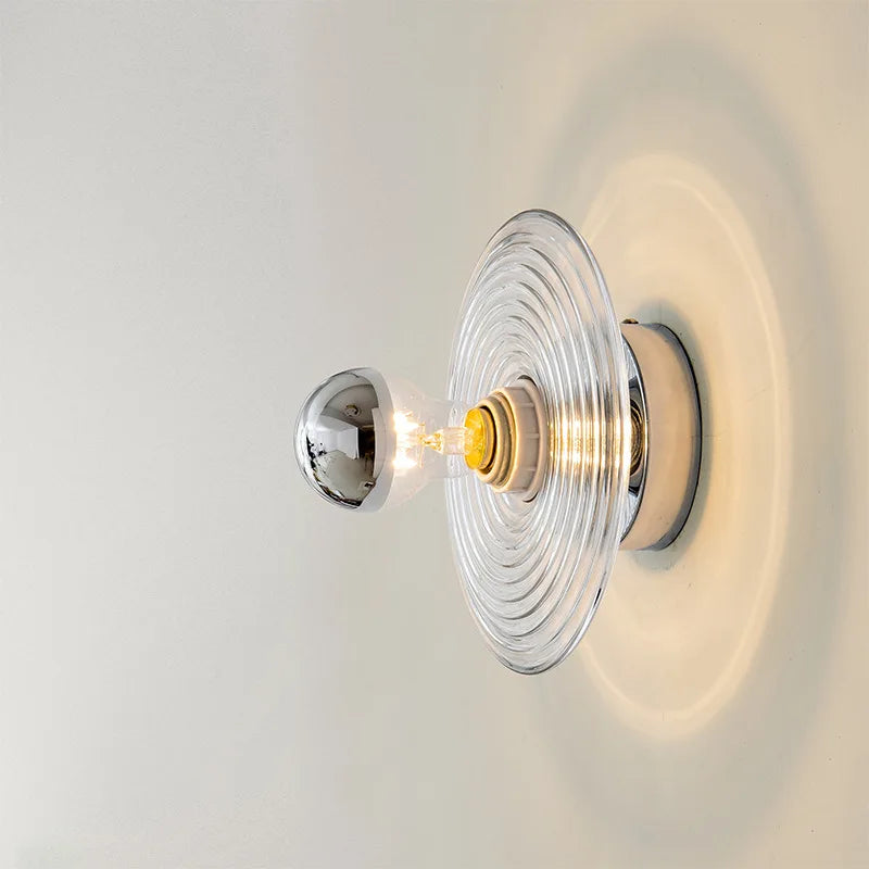 Vintage Glass – LED Wandlamp met nostalgische flair