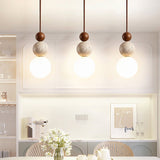 Travertine Lava Stone Hanglamp