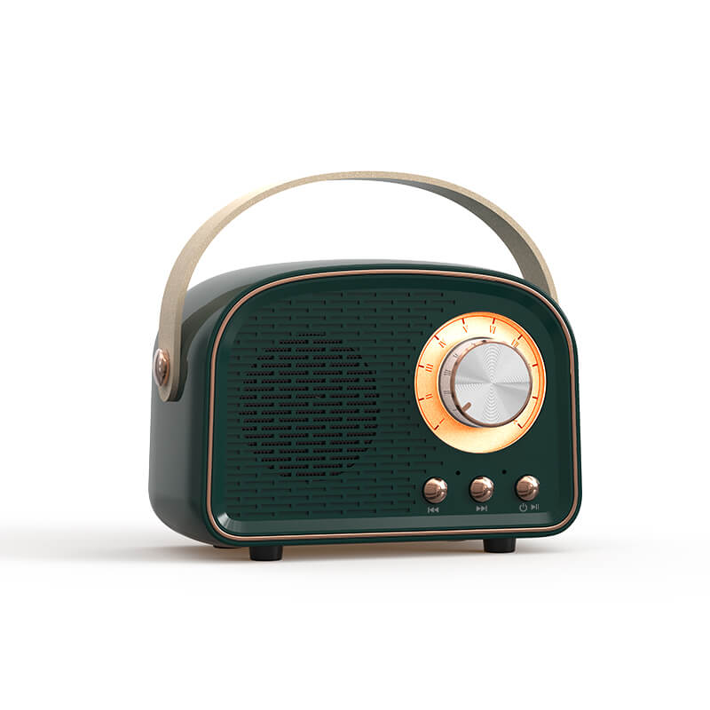 Nara – Retro Bluetooth Speaker met Vintage Houtlook
