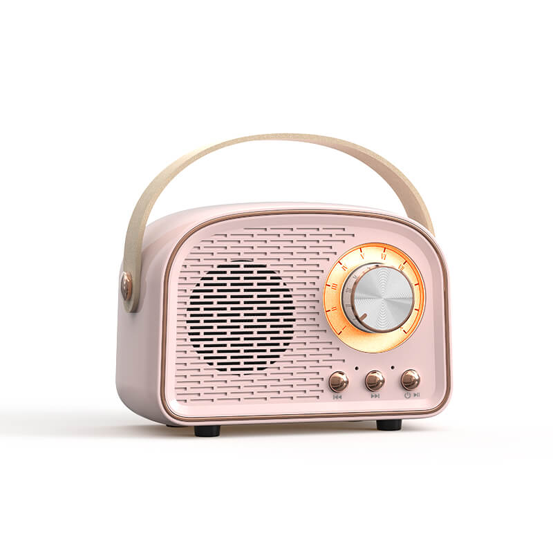 Nara – Retro Bluetooth Speaker met Vintage Houtlook