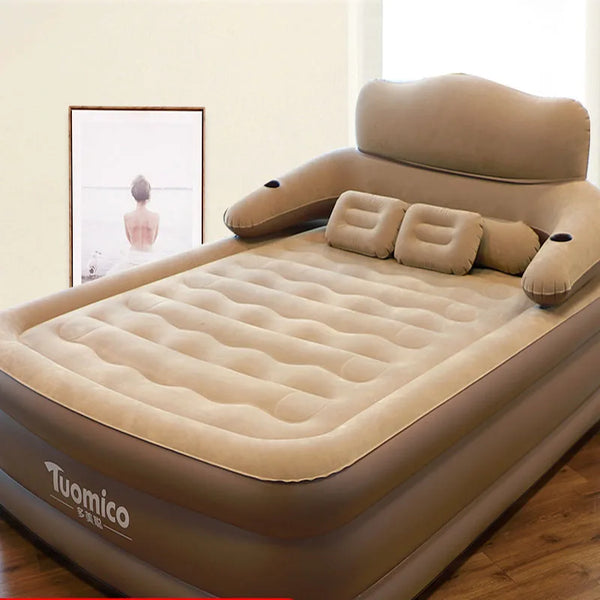 AeroSleep – 2-Persoons Opblaasmatras voor Binnen & Buiten
