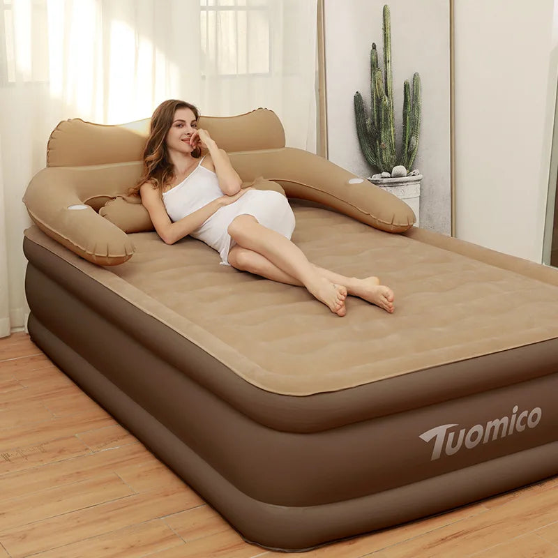 AeroSleep – 2-Persoons Opblaasmatras voor Binnen & Buiten