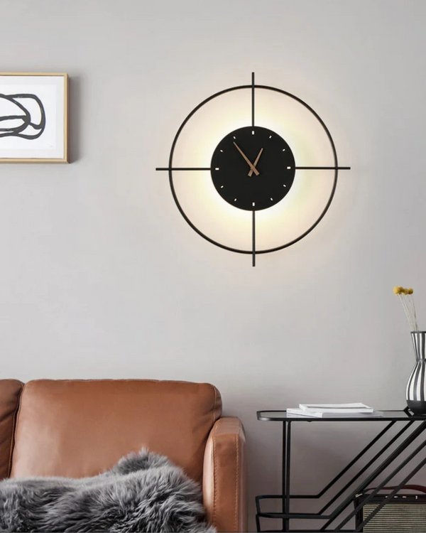 Axis Temps Klok – Geometrische Precisie met Stijlvolle Rust