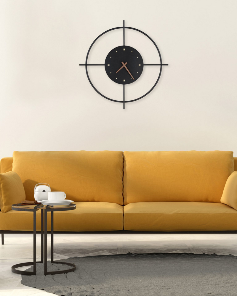 Axis Temps Klok – Geometrische Precisie met Stijlvolle Rust