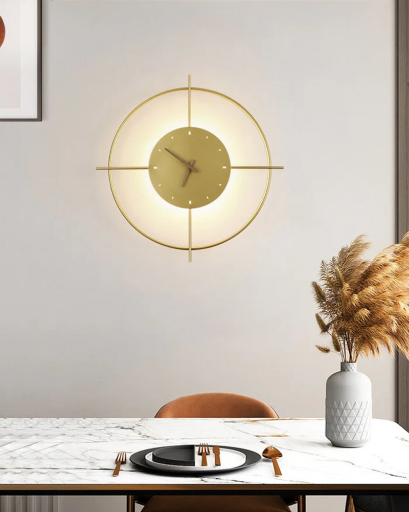 Axis Temps Klok – Geometrische Precisie met Stijlvolle Rust