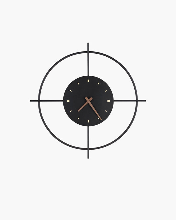 Axis Temps Klok – Geometrische Precisie met Stijlvolle Rust