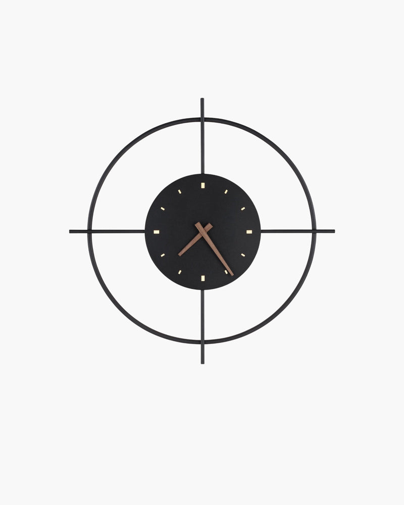 Axis Temps Klok – Geometrische Precisie met Stijlvolle Rust