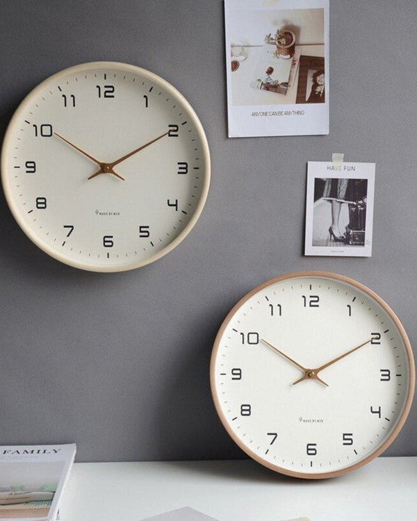 Buenta Classique Wandklok – Scandinavische Rust en Tijdloze Elegant