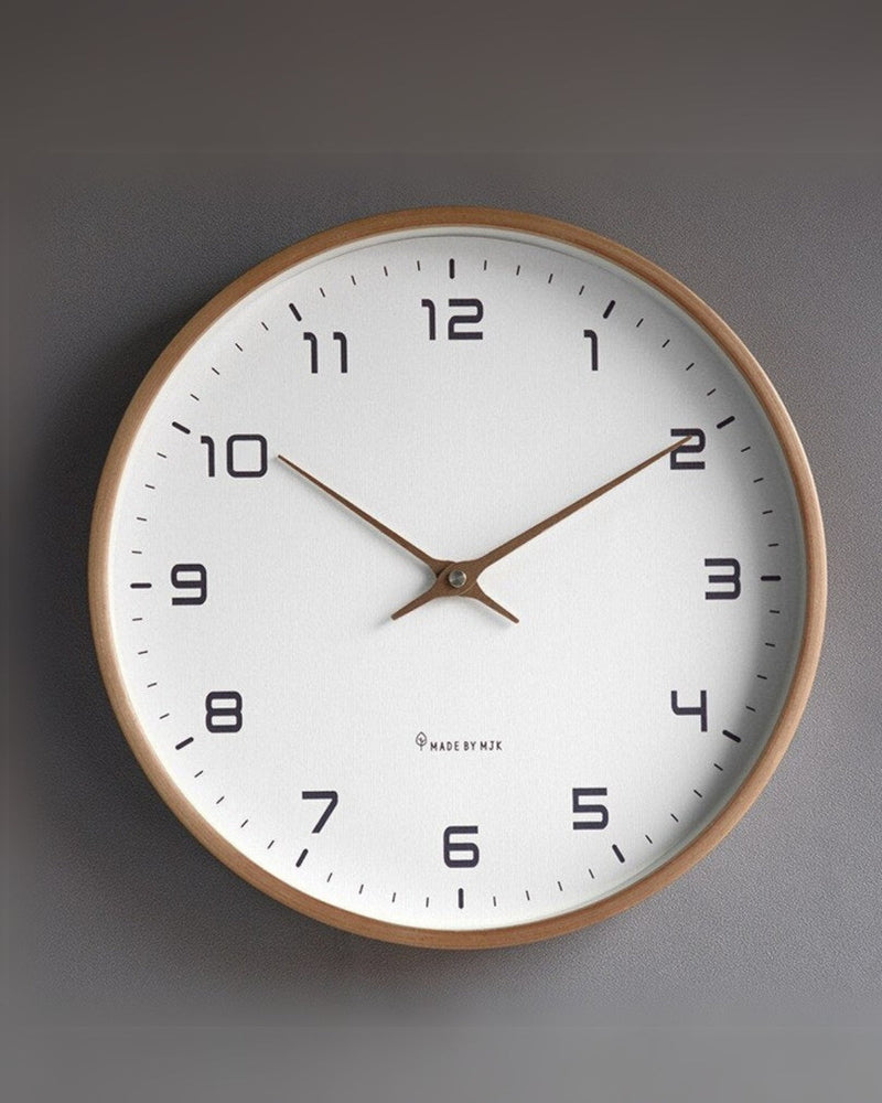 Buenta Classique Wandklok – Scandinavische Rust en Tijdloze Elegant