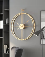 Buenta Noir Wandklok – Bold Elegance in Stilte