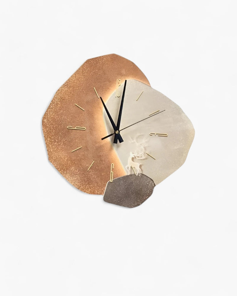 Lune Aura Wandklok – Tijd in Balans, Geïnspireerd door de Maan