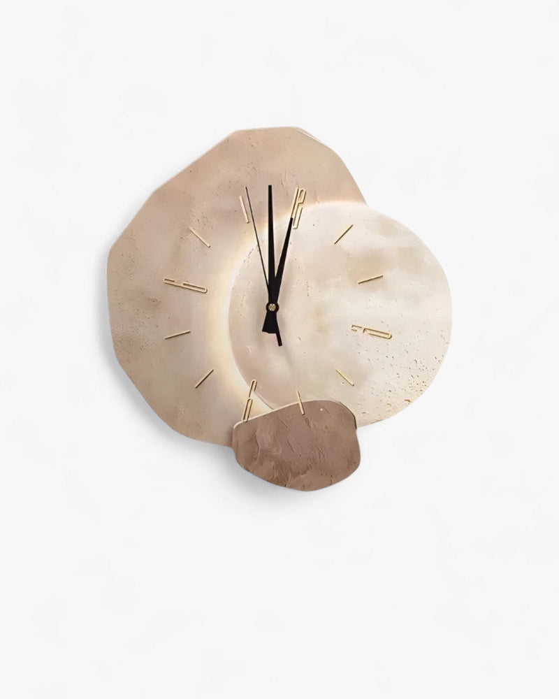Lune Aura Wandklok – Tijd in Balans, Geïnspireerd door de Maan