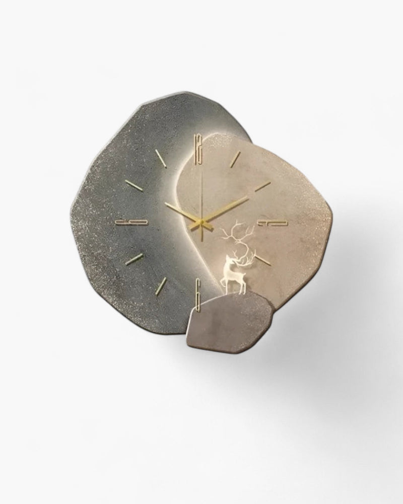 Lune Aura Wandklok – Tijd in Balans, Geïnspireerd door de Maan