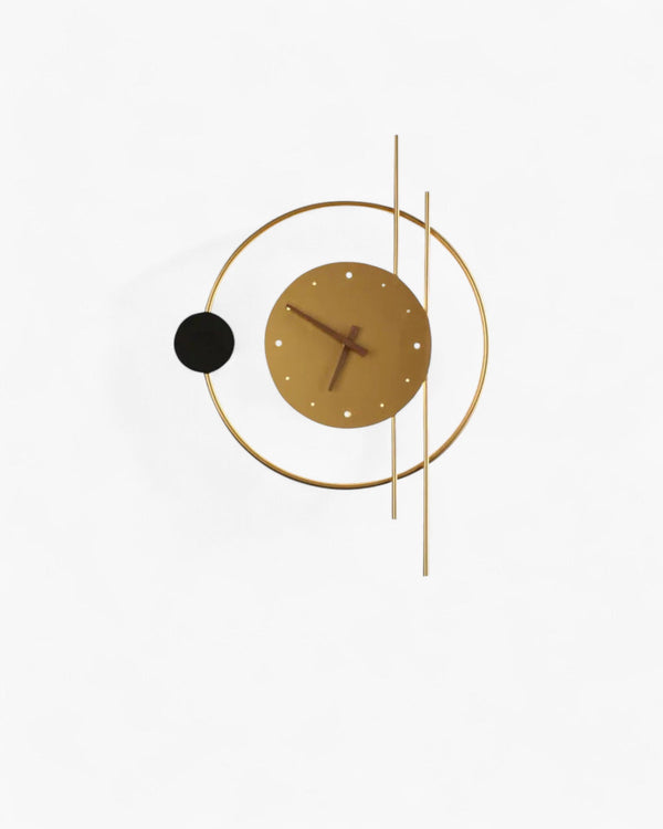 Éclipse – Wandklok & sfeerlamp in Eén