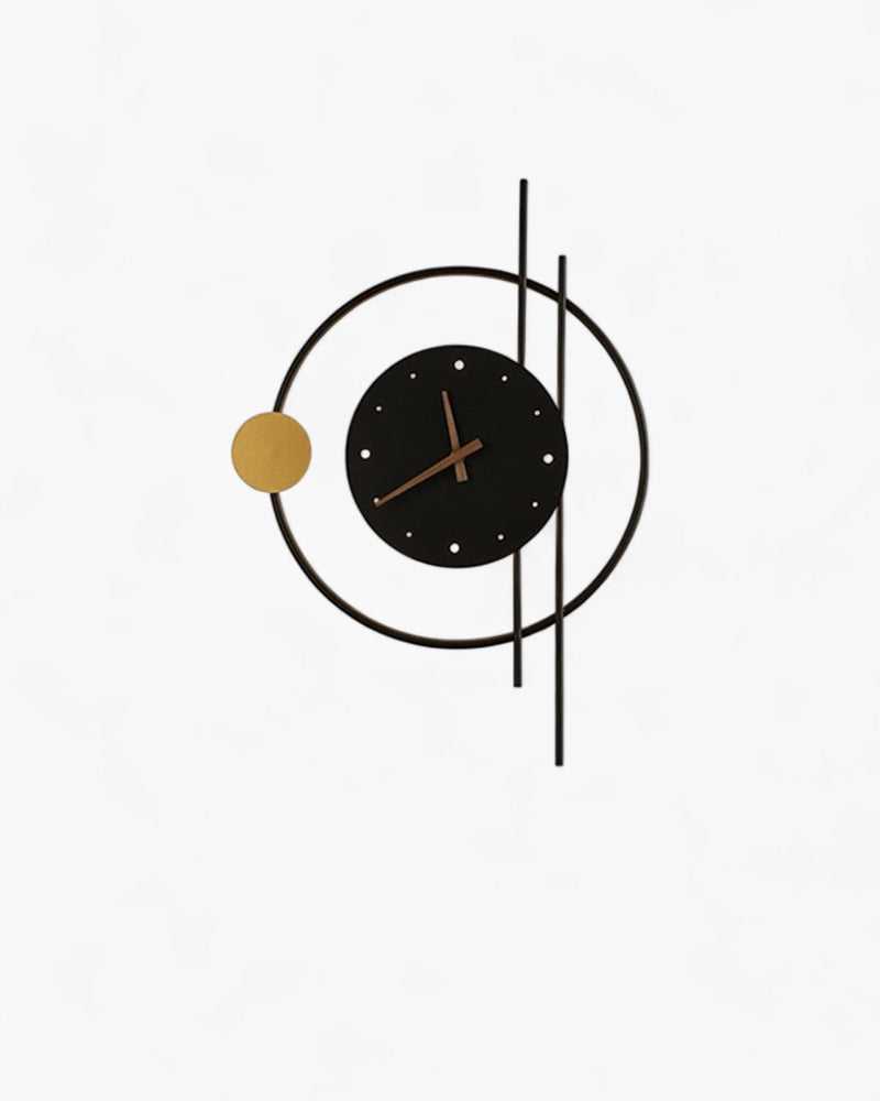 Éclipse – Wandklok & sfeerlamp in Eén