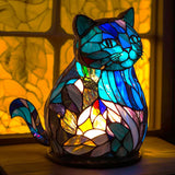 Nara – Kunst Nachtlamp met Gekleurde Dierenprint