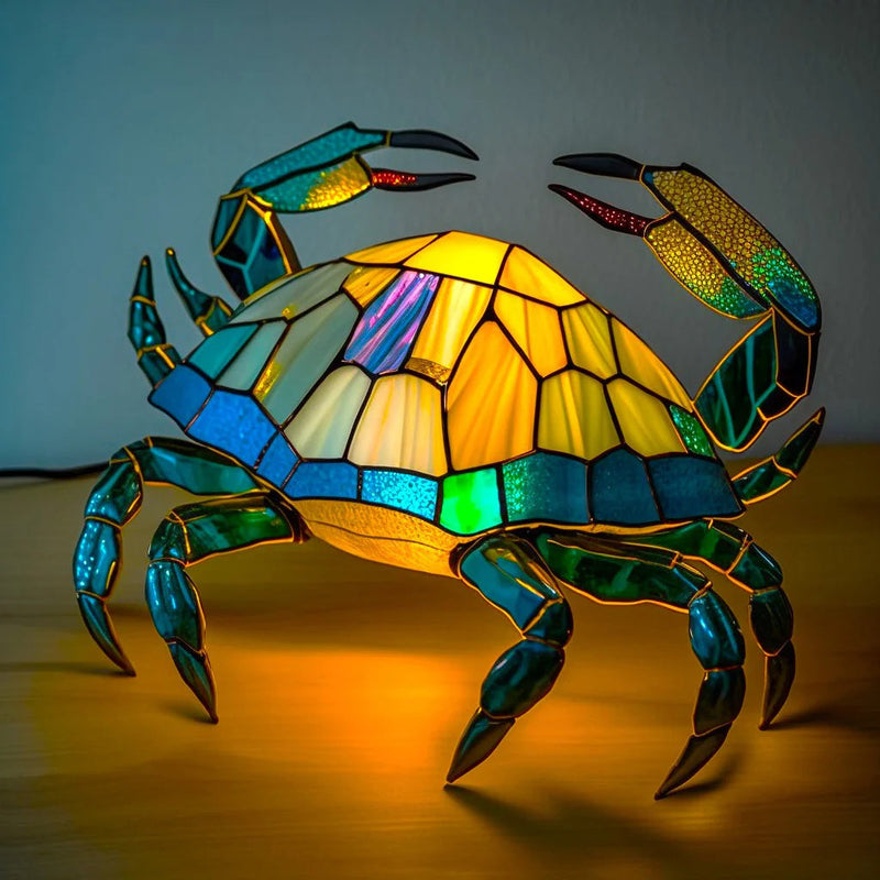 Nara – Kunst Nachtlamp met Gekleurde Dierenprint