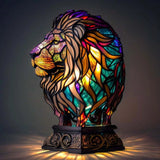 Nara – Kunst Nachtlamp met Gekleurde Dierenprint