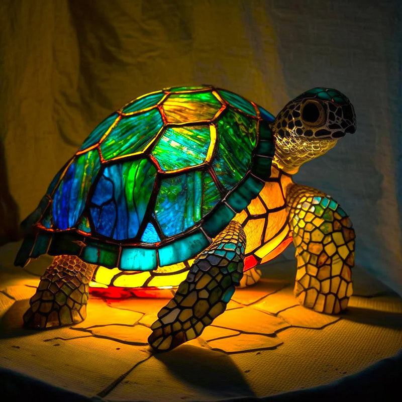Nara – Kunst Nachtlamp met Gekleurde Dierenprint