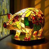 Nara – Kunst Nachtlamp met Gekleurde Dierenprint