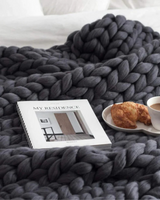 Maison – Handgeweven Chunky Brei Deken van Natuurlijk Katoen