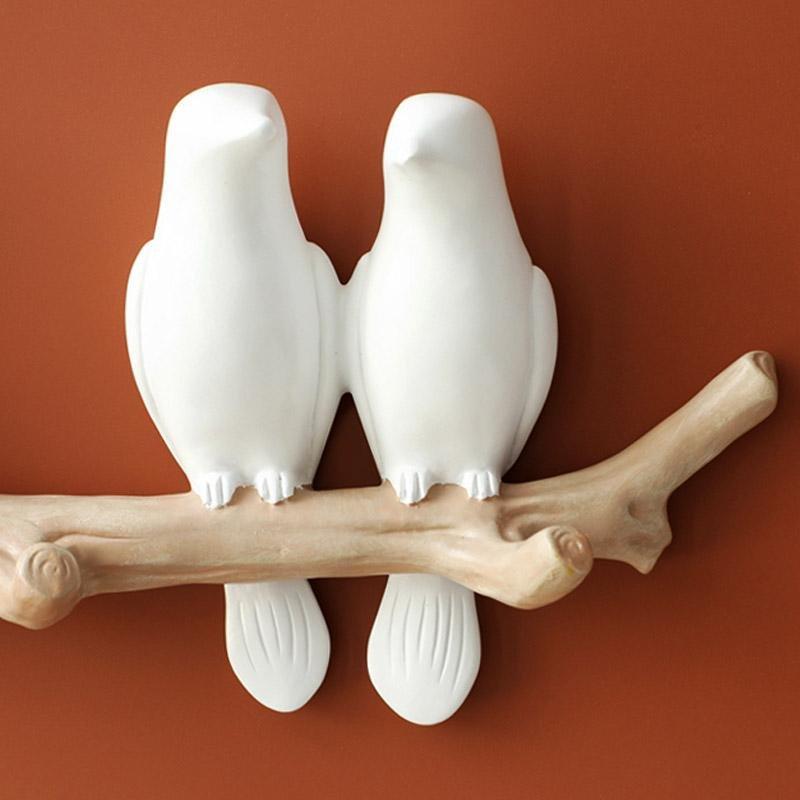 Mooie Vogels – Kapstok met speels vogelontwerp