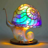 Nara – RainGlow Tafellamp met Glas-in-Lood Effect