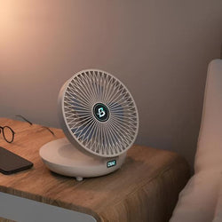 Maison Nara – Draagbare Oplaadbare Ventilator voor Directe Verkoeling