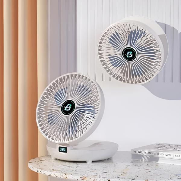Maison Nara – Draagbare Oplaadbare Ventilator voor Directe Verkoeling