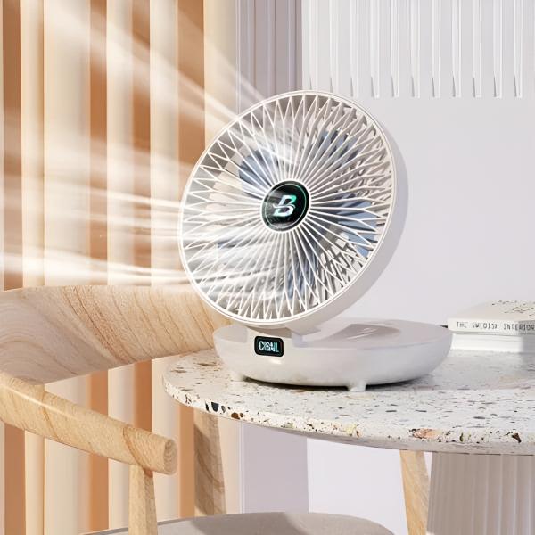 Maison Nara – Draagbare Oplaadbare Ventilator voor Directe Verkoeling