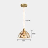 Vintage Stained Glass – Luxe hanglamp met glas-in-loodkap