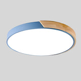 Nordic Wooden Macaron Plafondlamp